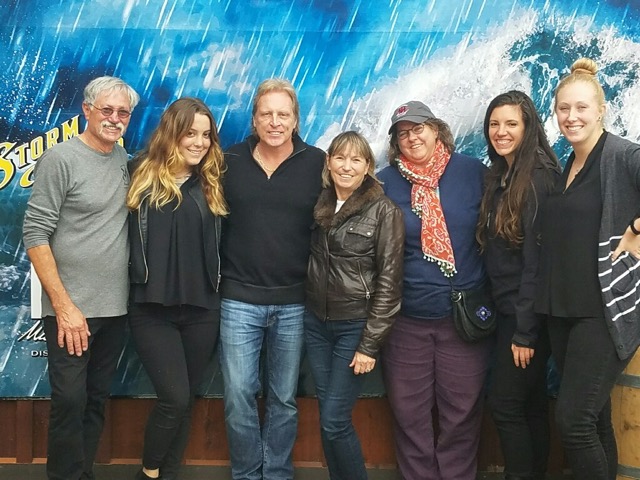 A collection of Mischief's: Captain Sig Hansen, Mike & Patti Sherlock with the Mischief crew
